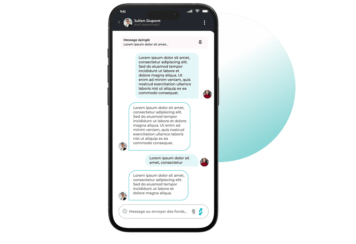 Secure messaging interface